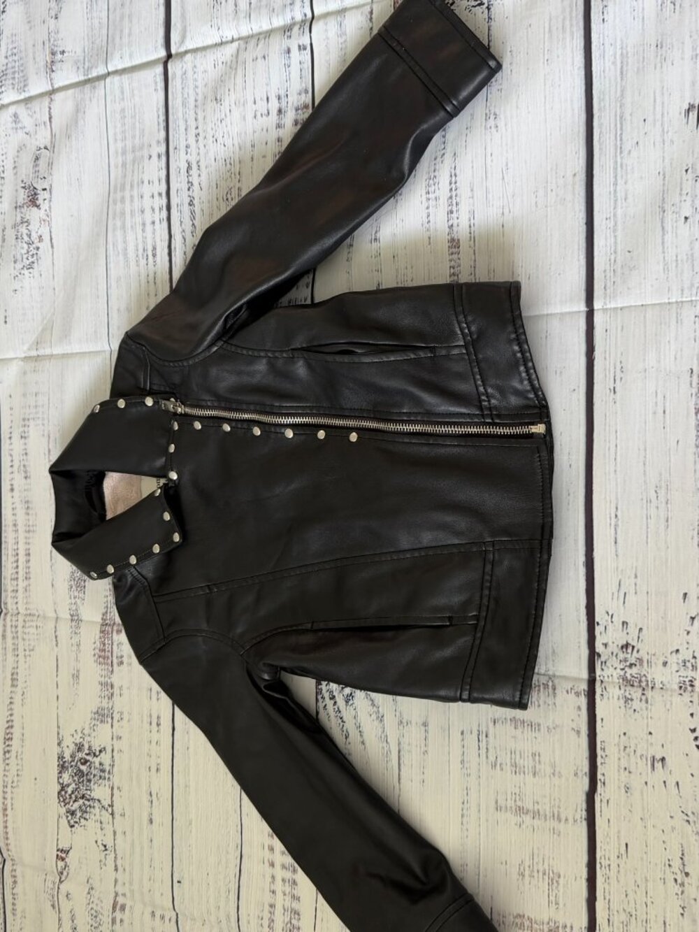 Abercrombie Kids Girl Leather Jacket size 5/6